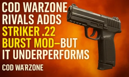 COD Warzone Rivals Adds Striker .22 Burst Mod—but It Underperforms