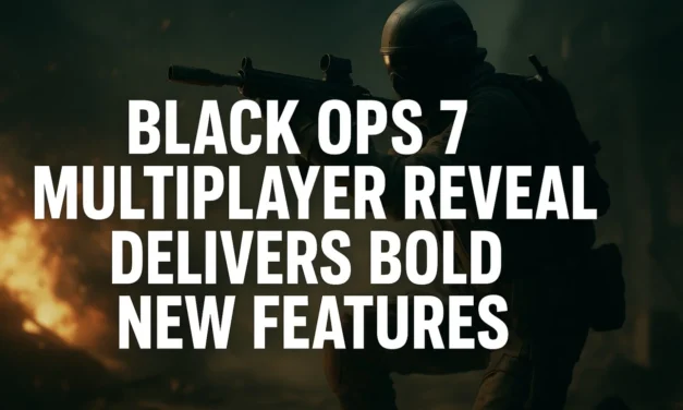Black Ops 7 Multiplayer Reveal Delivers Bold New Features