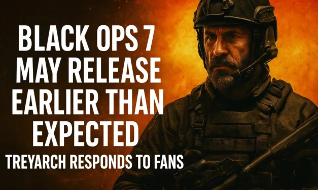 Black ops 7 may release earlier than expected as treyarch responds to fans