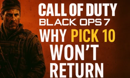 Call of Duty Black Ops 7 Why Pick 10 Won’t Return