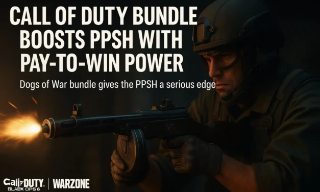 Call of Duty bundle boosts PPSH with pay-to-win power