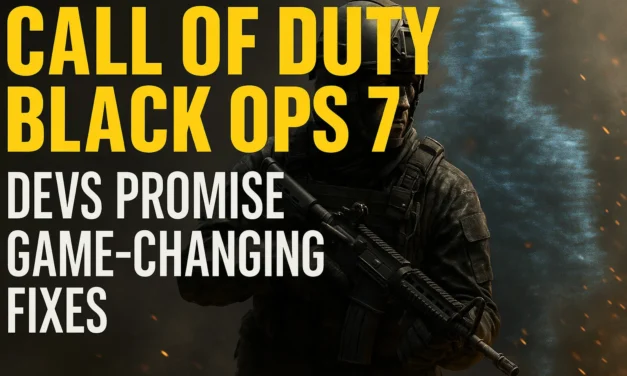 Call of Duty devs promise game-changing fixes