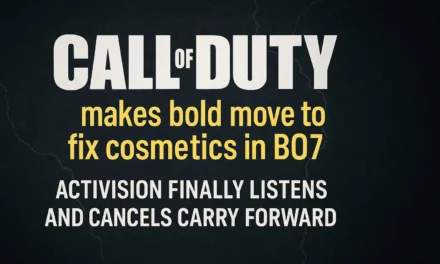 Call of Duty makes bold move to fix cosmetics in BO7