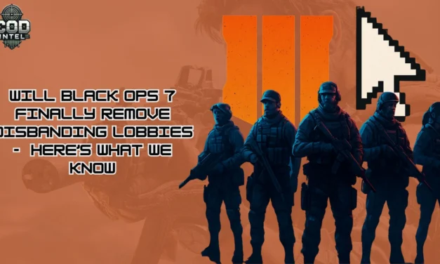Will black ops 7 finally remove disbanding lobbies? here’s what we know