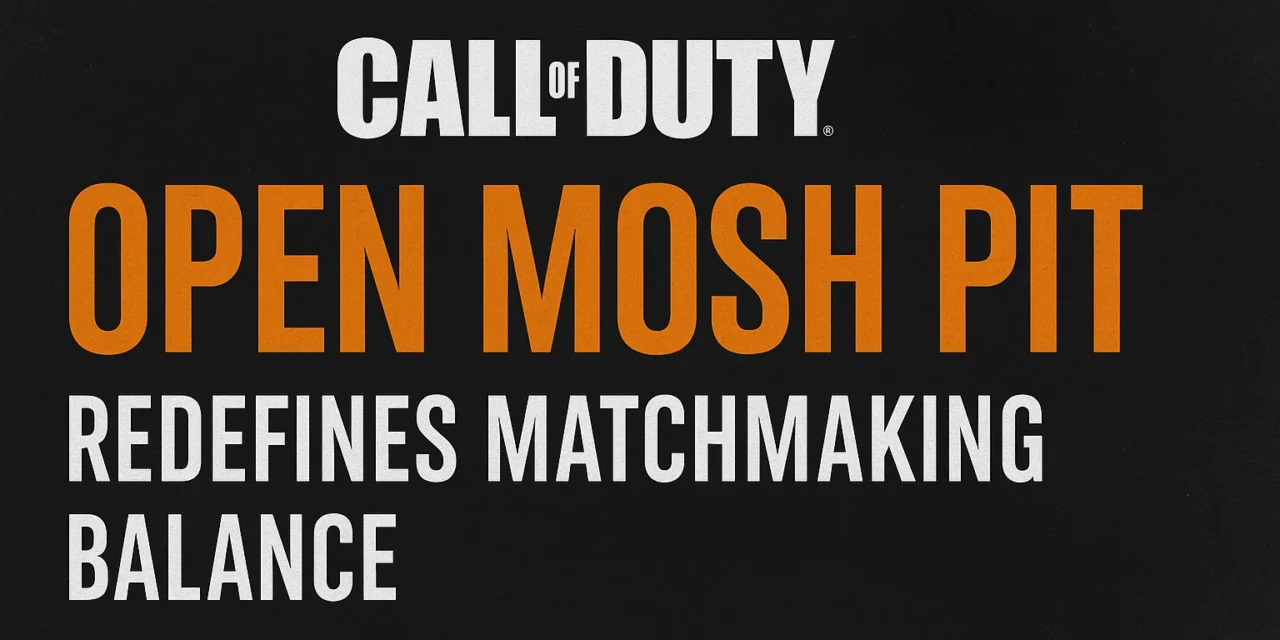 Call of Duty Open Mosh Pit Certified to Redefine Matchmaking Balance Effectively Call of Duty Open Mosh Pit Certified to Redefine Matchmaking Balance Effectively